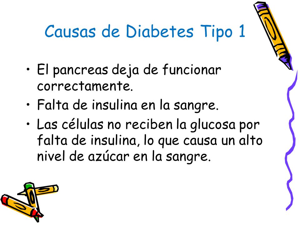 causa de diabetes